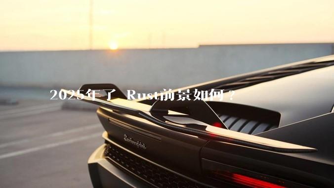 2025年了 Rust前景如何?